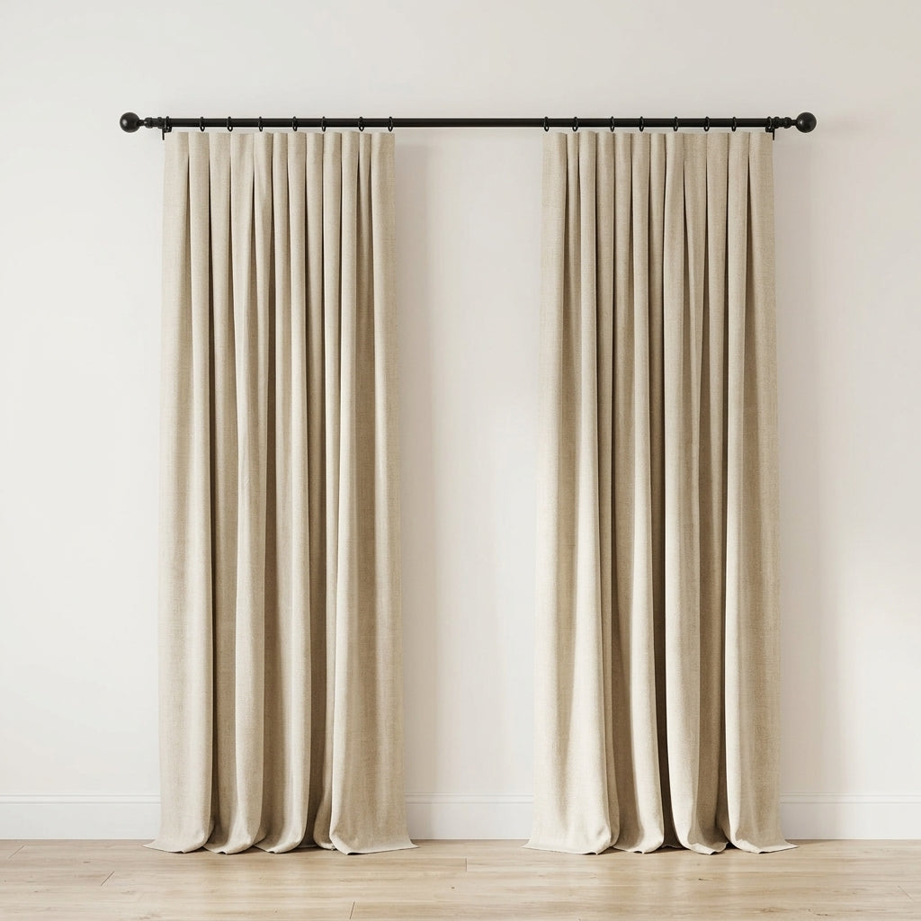 Blackout Double-Sided Chenille Curtain Panels